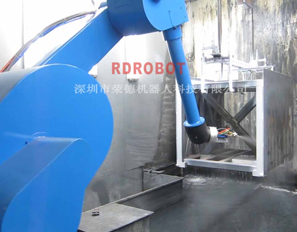 LED设备框架自动喷漆机器人