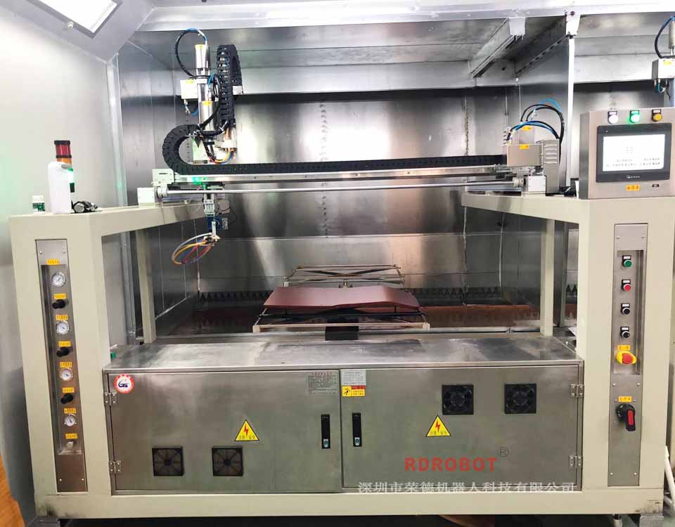 木板六轴自动喷漆台